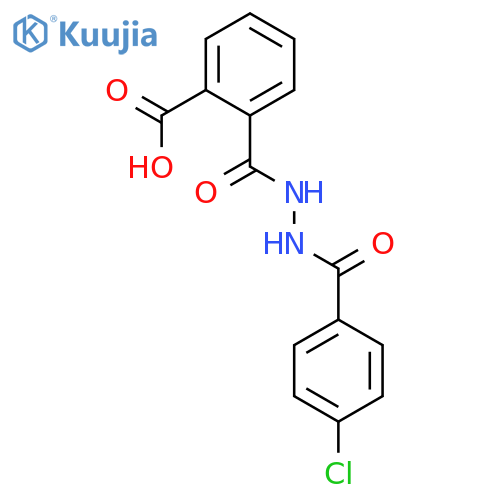 1,2-Benzenedicarboxylic acid, mono[2-(4-chlorobenzoyl)hydrazide] structure