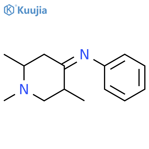 Benzenamine, N-(1,2,5-trimethyl-4-piperidinylidene)- structure