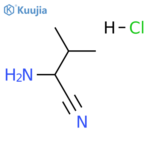 2-Amino-3-methylbutanenitrile hydrochloride structure