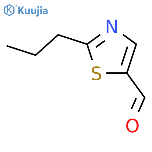 2-propyl-1,3-thiazole-5-carbaldehyde structure