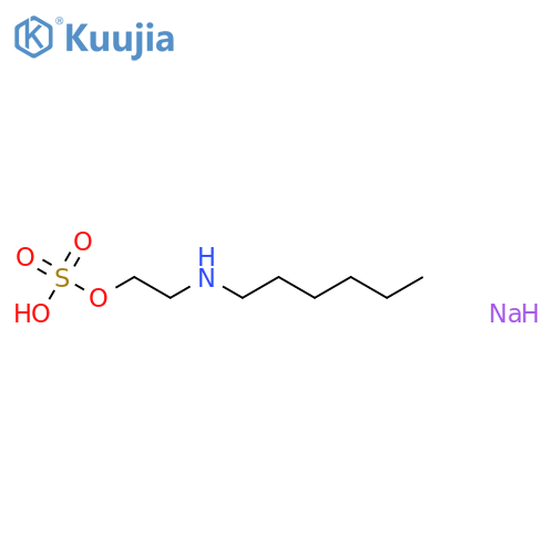 Ethanol, 2-(hexylamino)-, 1-(hydrogen sulfate), sodium salt (1:1) structure