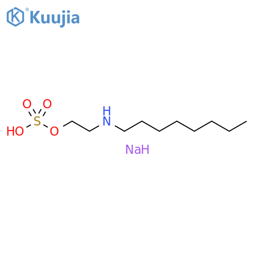 Ethanol, 2-(octylamino)-, 1-(hydrogen sulfate), sodium salt (1:1) structure