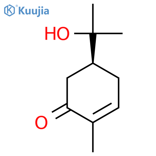 2-Cyclohexen-1-one,5-(1-hydroxy-1-methylethyl)-2-methyl-, (5S)- structure