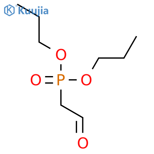 Phosphonic acid, (2-oxoethyl)-, dipropyl ester structure