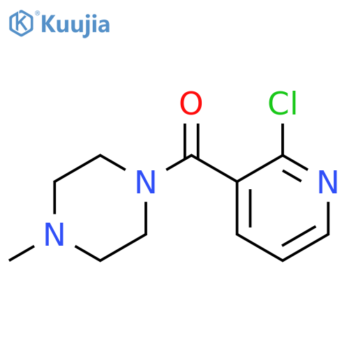 1-(2-Chloro-3-pyridinyl)carbonyl-4-methylpiperazine structure