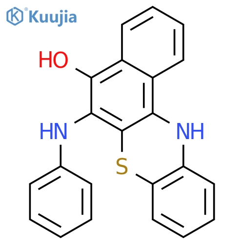 6-Anilino-12H-benzo[a]phenothiazin-5-ol structure