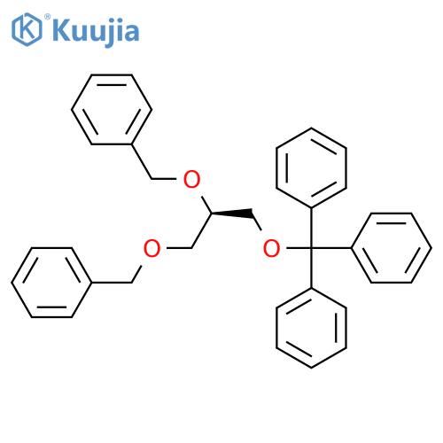 [[(2R)-2,3-Bis(phenylmethoxy)propoxy]-diphenylmethyl]benzene structure