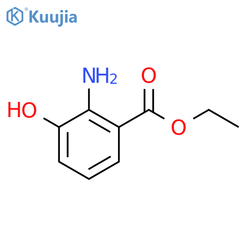 Ethyl 2-amino-3-hydroxybenzoate structure