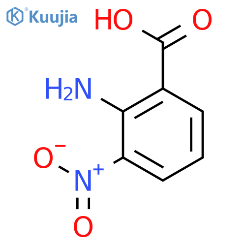 2-amino-3-nitro-benzoic acid structure