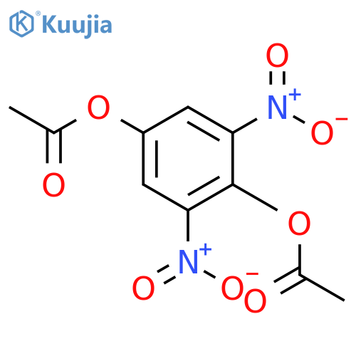 1,4-Benzenediol,2,6-dinitro-, 1,4-diacetate structure