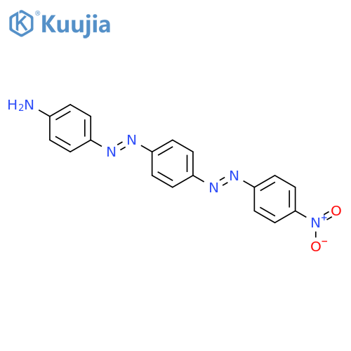 4-[(E)-{4-[(E)-(4-Nitrophenyl)diazenyl]phenyl}diazenyl]aniline structure