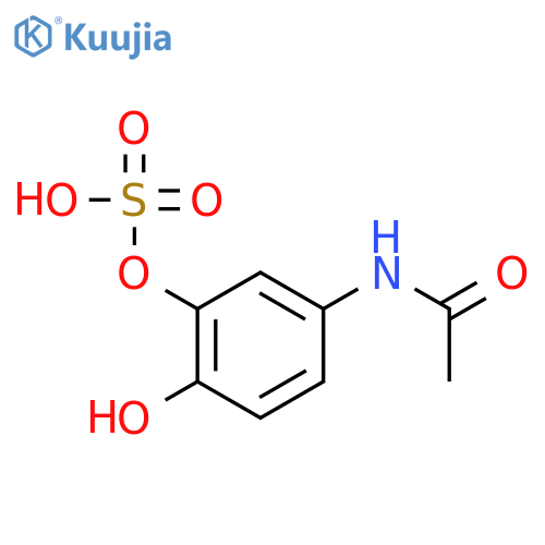 N-[4-Hydroxy-3-(sulfooxy)phenyl]acetamide Sodium Salt structure