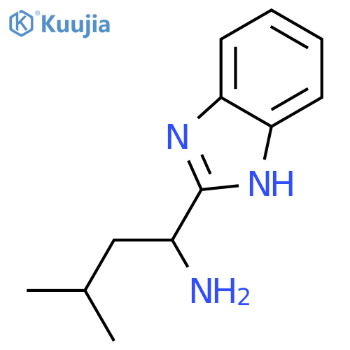 1-(1H-Benzimidazol-2-yl)-3-methylbutan-1-amine dihydrochloride structure