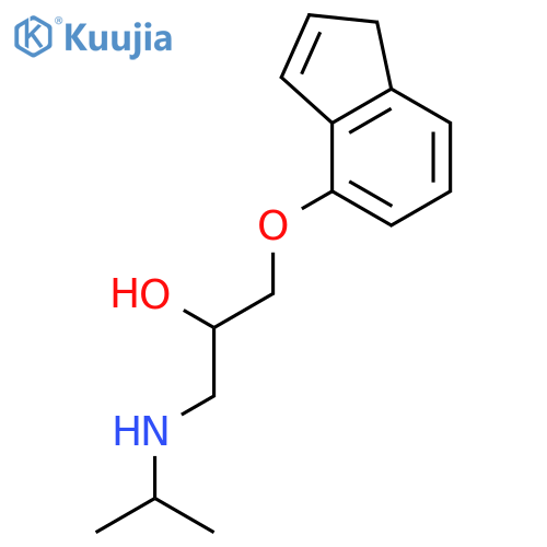 Indenolol structure