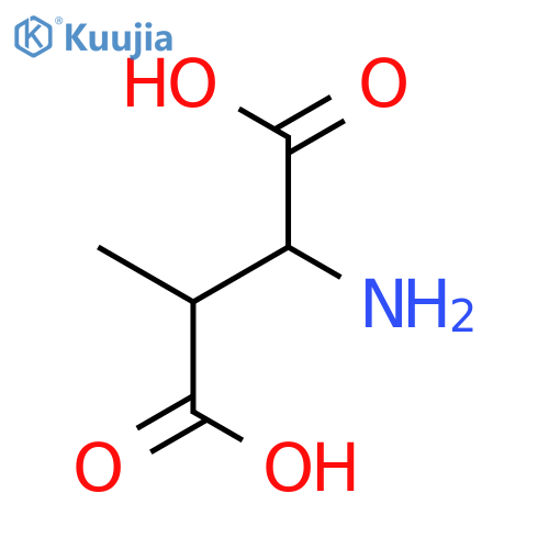 (2S,3S)-2-Amino-3-methylsuccinic acid structure
