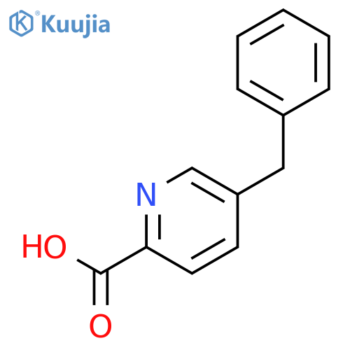 5-benzylpyridine-2-carboxylic acid structure