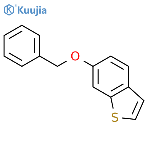 Benzo[b]thiophene, 6-(phenylmethoxy)- structure