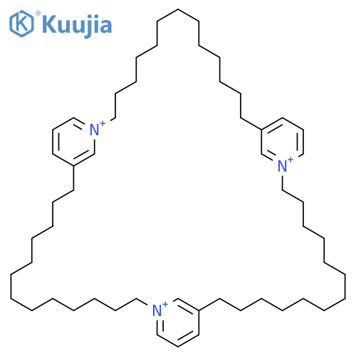 1,19,37-Triazoniatetracyclo[49.3.1.115,19.133,37]heptapentaconta-1(55),15,17,19(57),33,35,37(56),51,53-nonaene structure