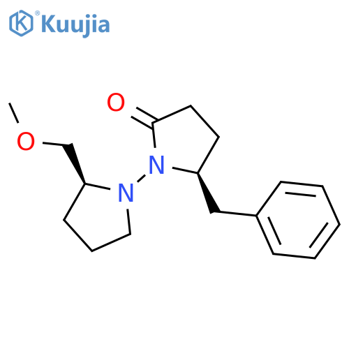 [1,1'-BIPYRROLIDIN]-2-ONE, 2'-(METHOXYMETHYL)-5-(PHENYLMETHYL)-, (2'S,5S)- structure