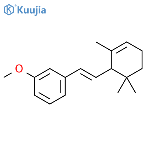 1-Methoxy-3-[2-(2,6,6-trimethylcyclohex-2-en-1-yl)ethenyl]benzene structure