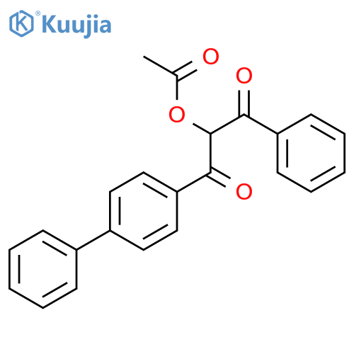 1,3-PROPANEDIONE, 2-(ACETYLOXY)-1-[1,1'-BIPHENYL]-4-YL-3-PHENYL- structure