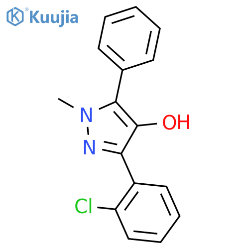 1H-Pyrazol-4-ol, 3-(2-chlorophenyl)-1-methyl-5-phenyl- structure