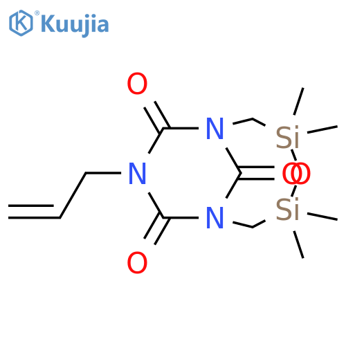 4-Oxa-1,7,9-triaza-3,5-disilabicyclo[5.3.1]undecane-8,10,11-trione, 3,3,5,5-tetramethyl-9-(2-propen-1-yl)- structure