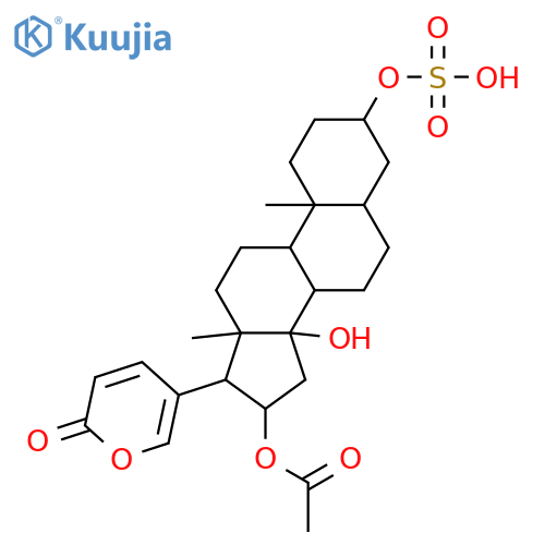 3,14,16-Trihydroxybufa-20,22-dienolide; (3β,5β,14β,16β)-form, 16-Ac, 3-O-sulfate structure
