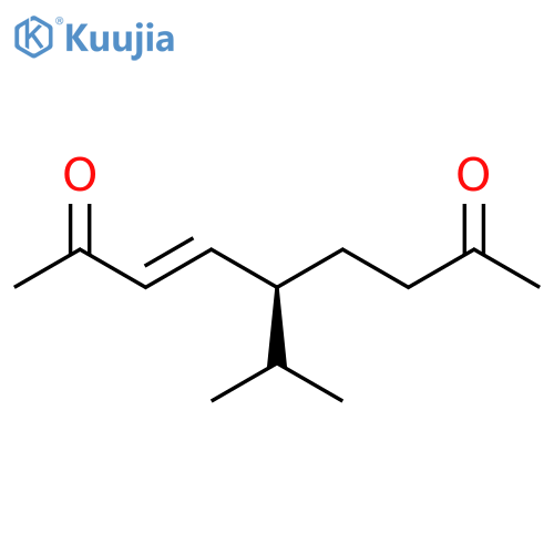 3-Nonene-2,8-dione, 5-(1-methylethyl)-, (3E,5S)- structure