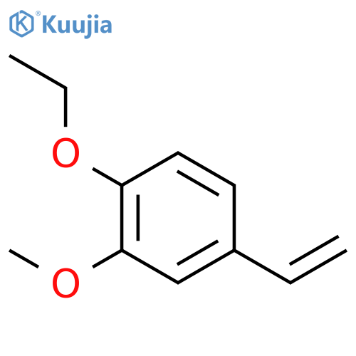 4-ethenyl-1-ethoxy-2-methoxybenzene structure