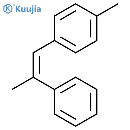 Benzene, 1-methyl-4-(2-phenyl-1-propenyl)- structure