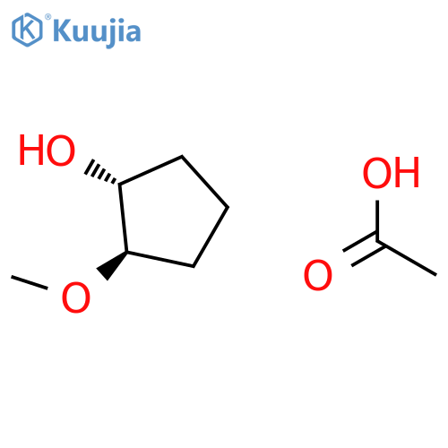 Cyclopentanol, 2-methoxy-, acetate, trans- structure
