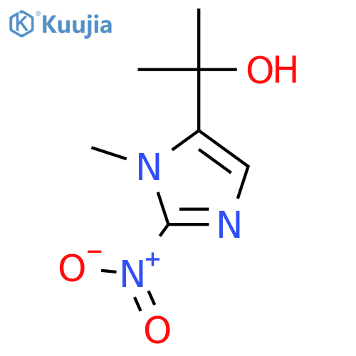 α,α,1-trimethyl-2-nitro-1H-Imidazole-5-methanol structure