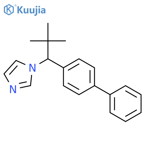 1H-Imidazole, 1-(1-[1,1'-biphenyl]-4-yl-2,2-dimethylpropyl)- structure