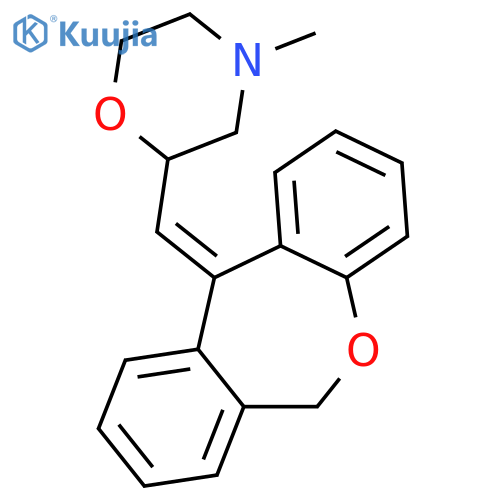 MORPHOLINE, 2-(DIBENZ[B,E]OXEPIN-11(6H)-YLIDENEMETHYL)-4-METHYL- structure