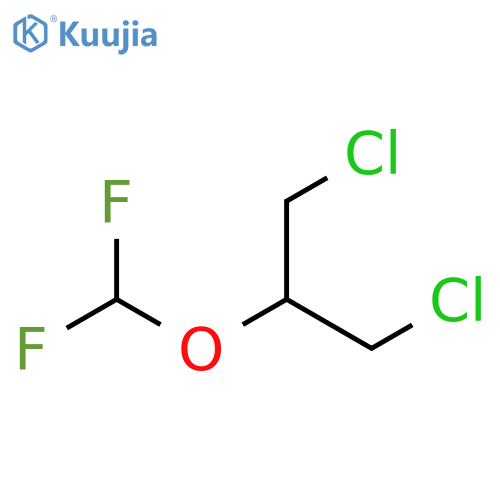 1,3-dichloro-2-(difluoromethoxy)propane structure