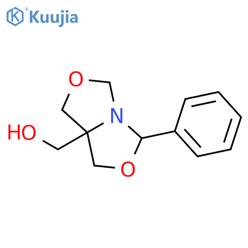 1H,3H,5H-Oxazolo[3,4-c]oxazole-7a(7H)-methanol, 3-phenyl- structure