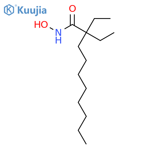 Decanamide, 2,2-diethyl-N-hydroxy- structure