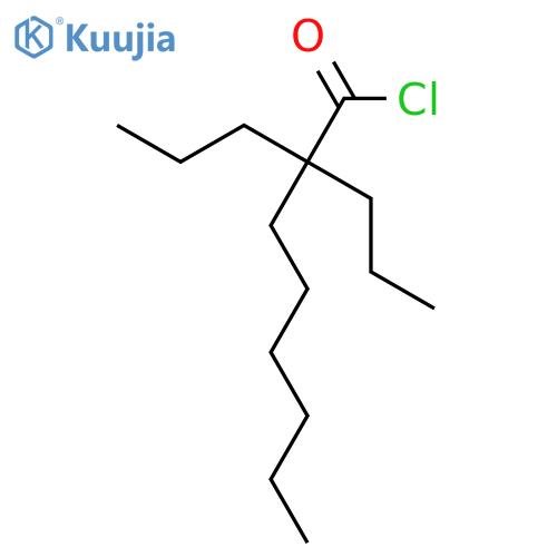 Octanoyl chloride, 2,2-dipropyl- structure