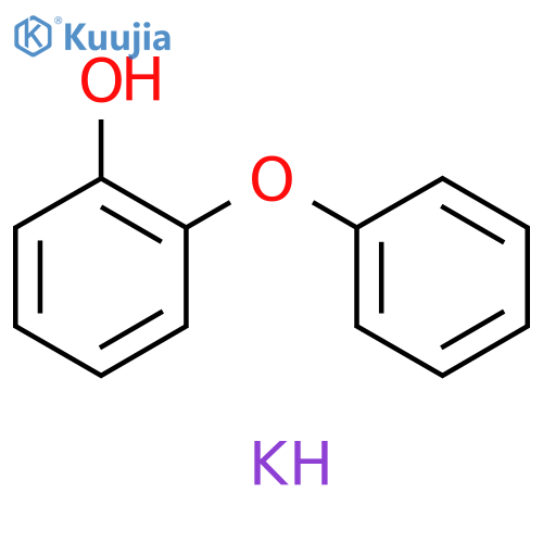 Phenol, 2-phenoxy-, potassium salt (1:1) structure