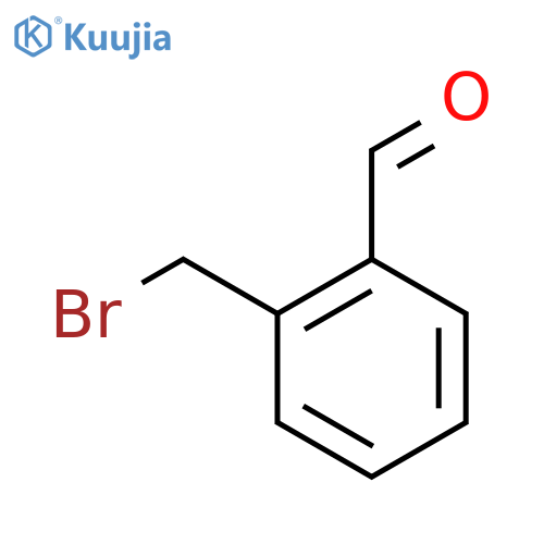 2-(Bromomethyl)benzaldehyde structure