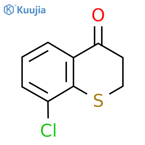8-chloro-3,4-dihydro-2H-1-benzothiopyran-4-one structure