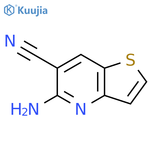 5-aminothieno3,2-bpyridine-6-carbonitrile structure