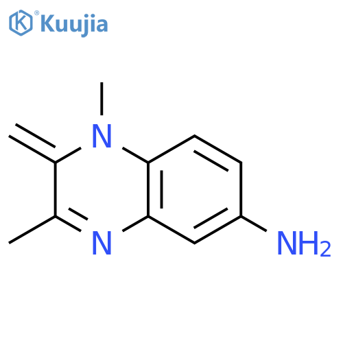 6-Quinoxalinamine,1,2-dihydro-1,3-dimethyl-2-methylene-(9CI) structure