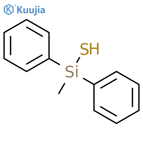 Silanethiol, methyldiphenyl- structure