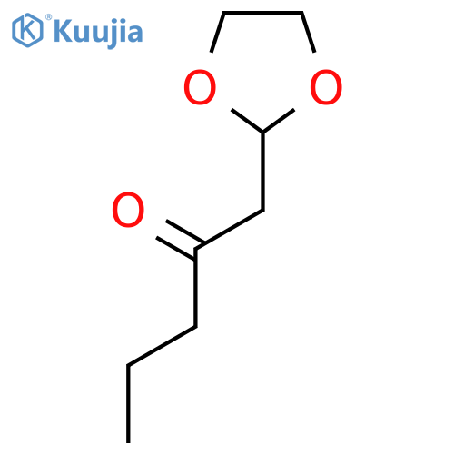 1-(1,3-Dioxolan-2-yl)-pentan-2-one structure