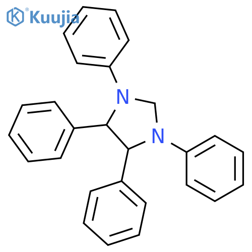 Imidazolidine, 1,3,4,5-tetraphenyl-, cis- structure