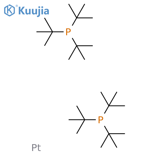Bis(tri-tert-butylphosphine)platinum(0) structure