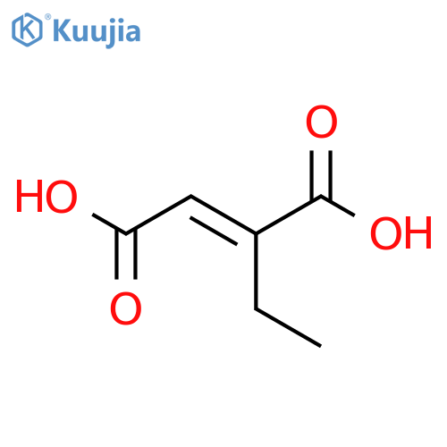 2-Ethylbut-2-enedioic acid structure