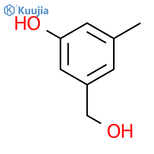 3-(Hydroxymethyl)-5-methylphenol structure